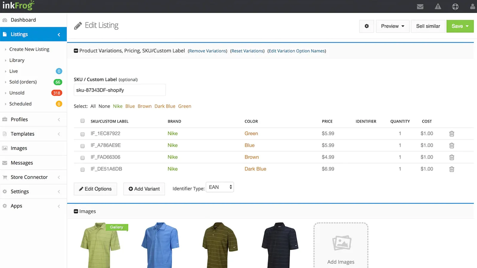 inkfrog for eBay